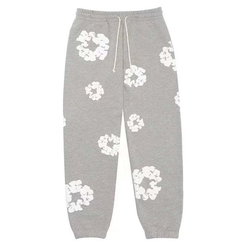 Kapok Foam Loose Hooded Sweatshirt High Street Fashion Brand Ruffian Suit American Couple Casual Suit Y2K Sweatshirt Hoodie