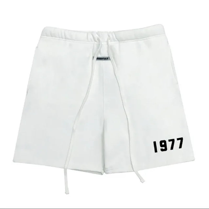 Shorts Men'S and Women'S 1977 Contton Casual Quarter Pants Basketball Sports Gym Loose High Street Cargo Short Hombre