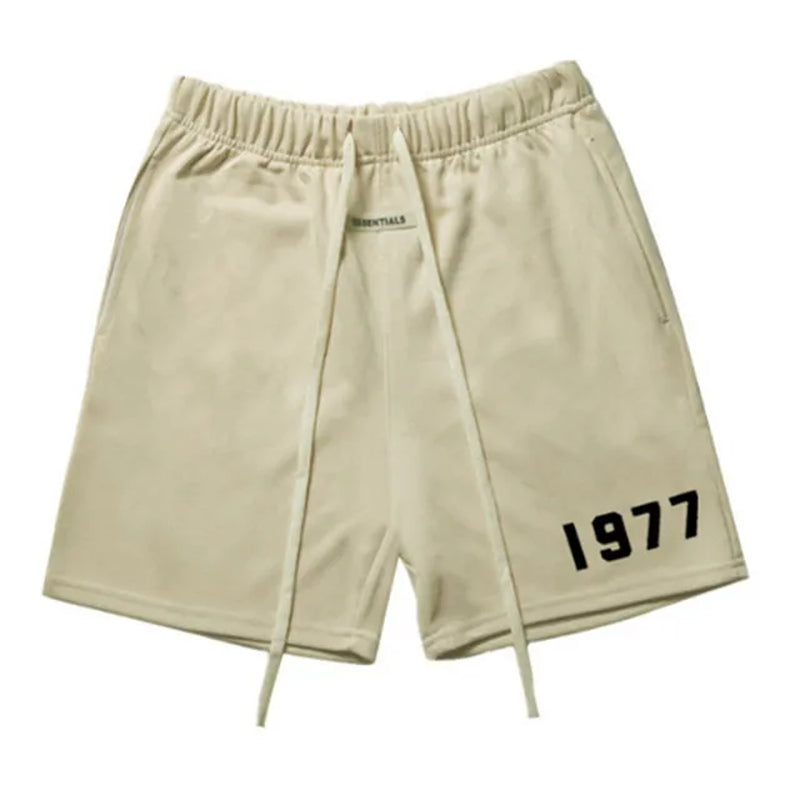 Shorts Men'S and Women'S 1977 Contton Casual Quarter Pants Basketball Sports Gym Loose High Street Cargo Short Hombre